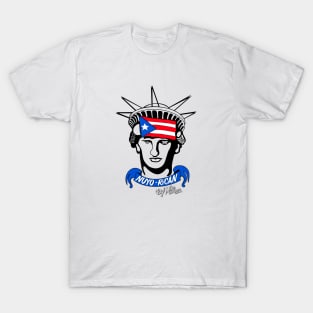 Nuyorican Statue (White) T-Shirt